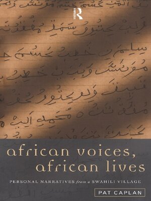cover image of African Voices, African Lives